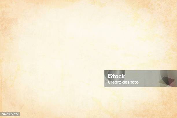 Vector Illustration Of Plain Beige Grungy Background Stock Illustration - Download Image Now