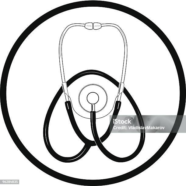 Ilustración de Estetoscopio y más Vectores Libres de Derechos de Asistencia sanitaria y medicina - Asistencia sanitaria y medicina, Asistente sanitario, Blanco - Color