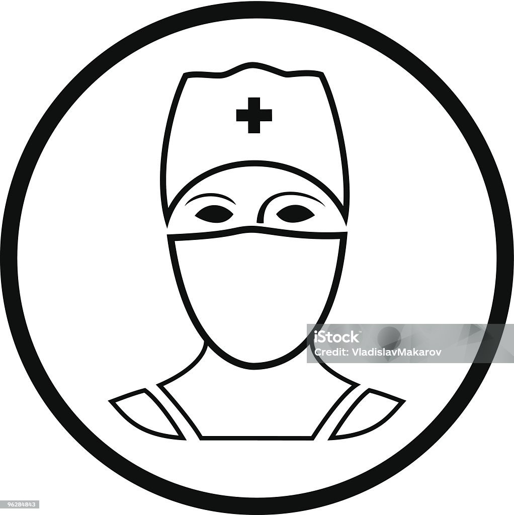 Médecin - clipart vectoriel de Adulte libre de droits