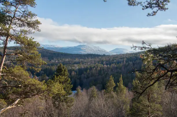 Photo of snow-capped peaks of the mountain Iremel