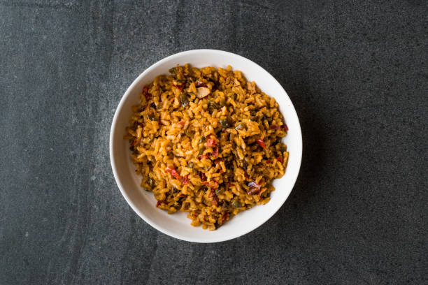 istock Homemade Spanish Paella with Vegetables / Pilav or Pilaf 962853346