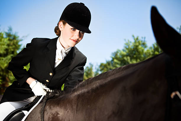 istock Horseback riding girl 96285662