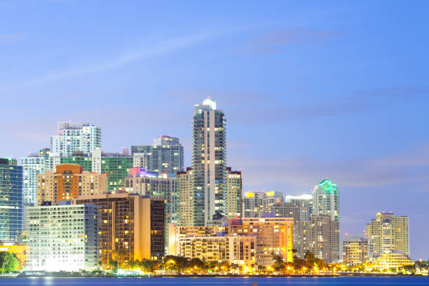 istock Skyline of buildings at Brickell District, Miami 962860120