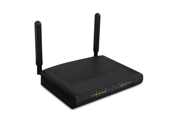 istock Close-Up Of Router Over White Background 962866348