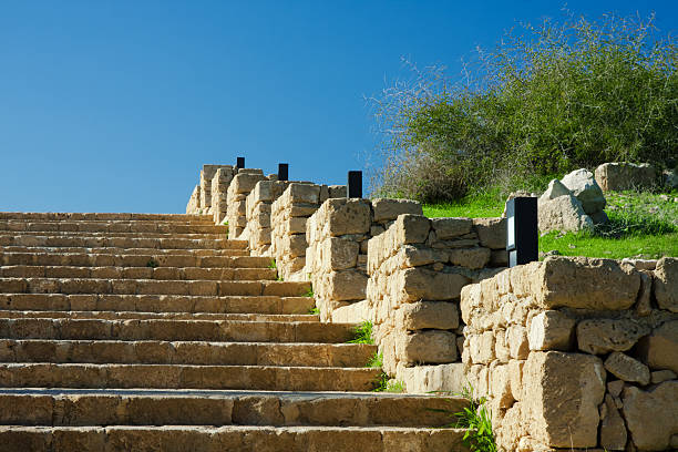 Ladder to the sky stock photo