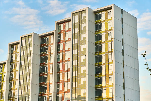 istock Apartment block, modern architecture in Denmark 962881682