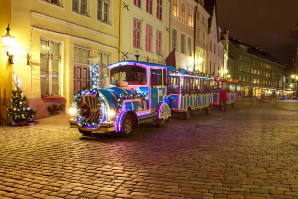 istock Tallinn town hall christmas train 962890838
