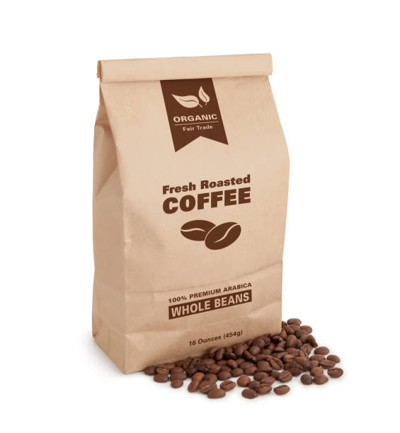 istock Coffee Bag with Custom Label - Organic Whole Beans 962893582