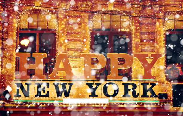 istock Signboard happy New York 962893774