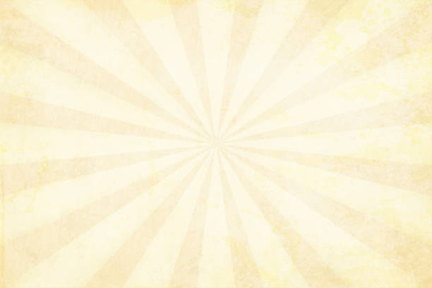 istock Vector illustration of grunge very light brown sunburst 962894218
