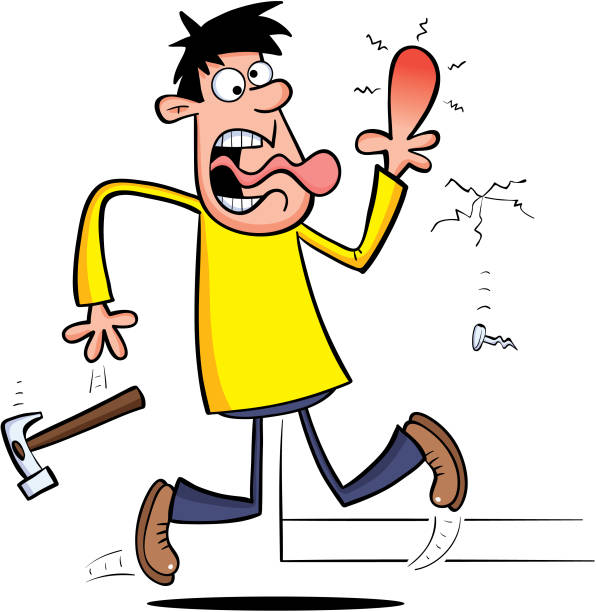 560+ Hammer Hitting Nail Illustrations Stock Illustrations, Royalty