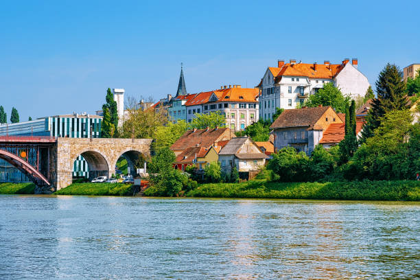 istock Old Bridge over Drava River in Maribor Slovenia 962920906