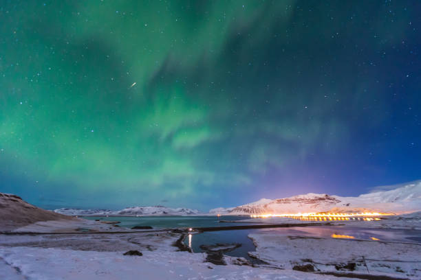 istock Aurora borealis or nothern light in iceland 962926410