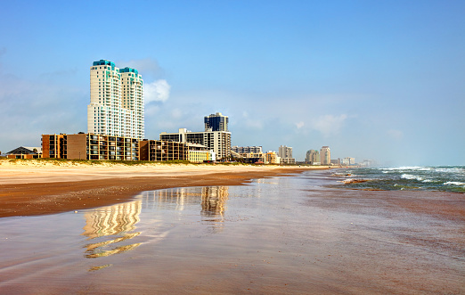 South Padre Island is a resort town in Cameron County, Texas, United States. It is part of the Brownsville–Harlingen Metropolitan Statistical Area.