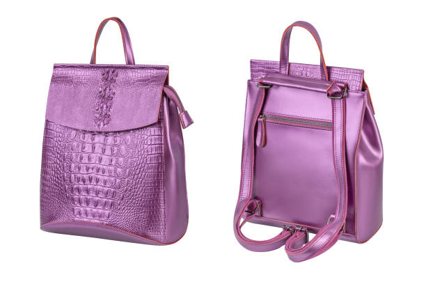 istock women leather lilac backpack isolated on white background 962934950