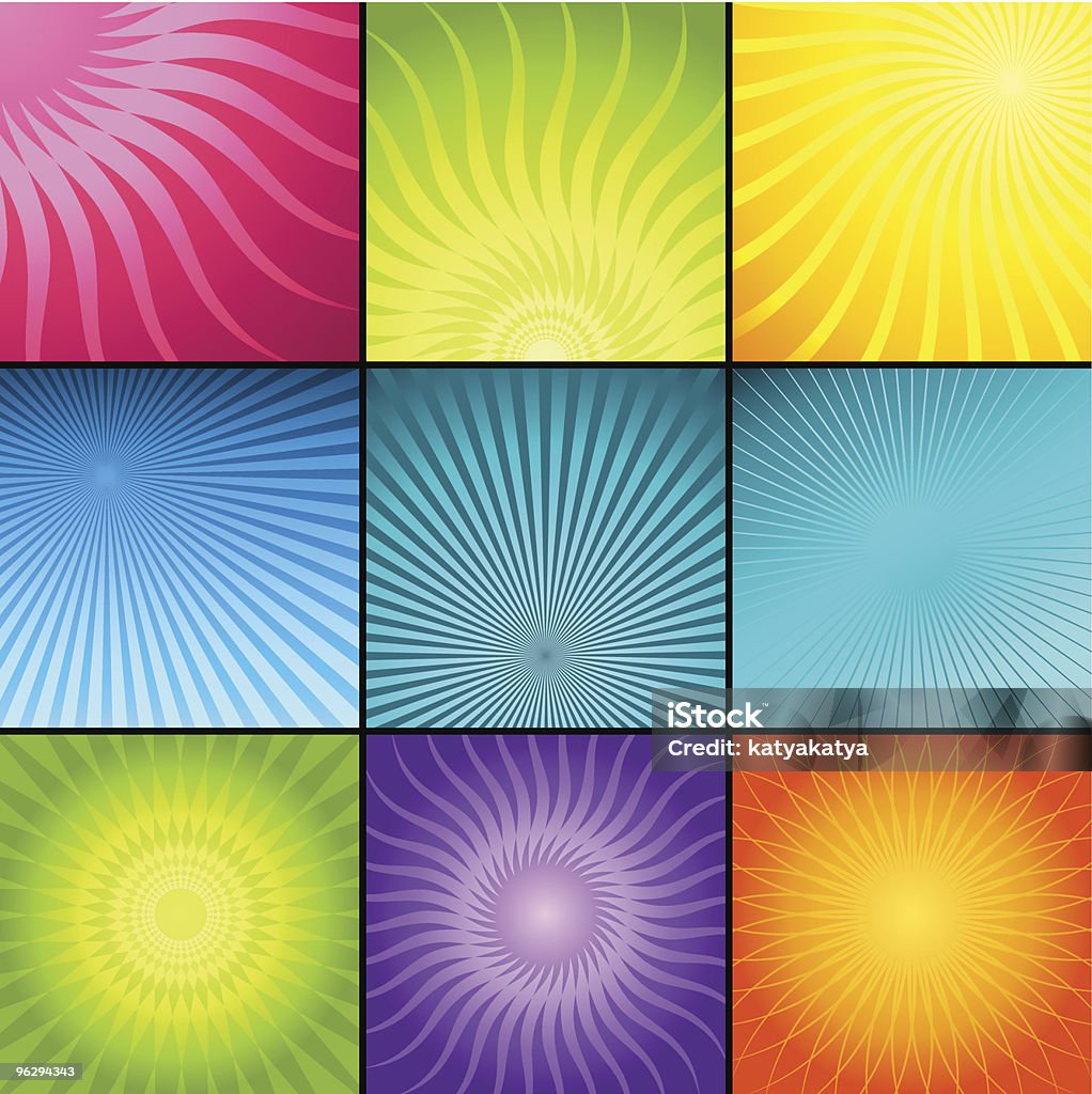 backgrounds_set Set of backgrounds. Saved in AI, EPS and JPG. Abstract stock vector