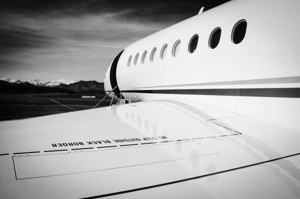 istock Falcon Business Jet waiting for Customers 962944712
