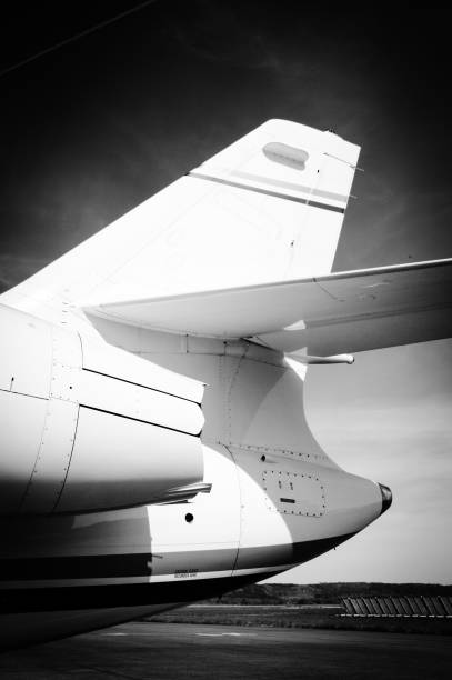 istock Vertical Stabilizer (Fin) of a Falcon Business Jet 962944750