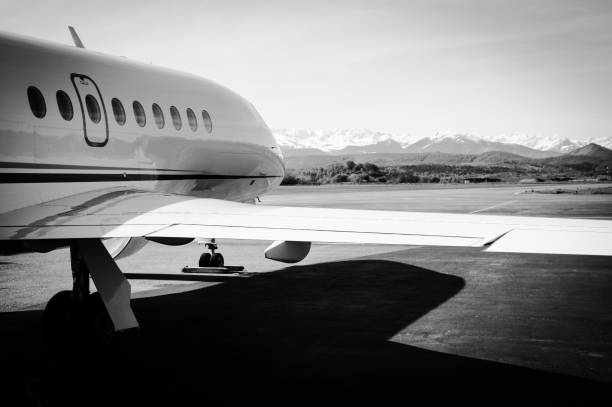 istock Falcon Business Jet waiting for Customers 962944752