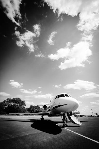 istock Falcon Business Jet Ready to Go 962944806