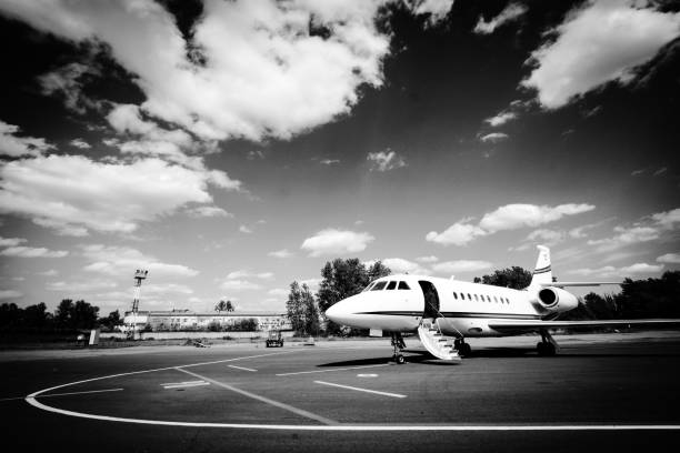istock Falcon Business Jet Ready to Go 962944818