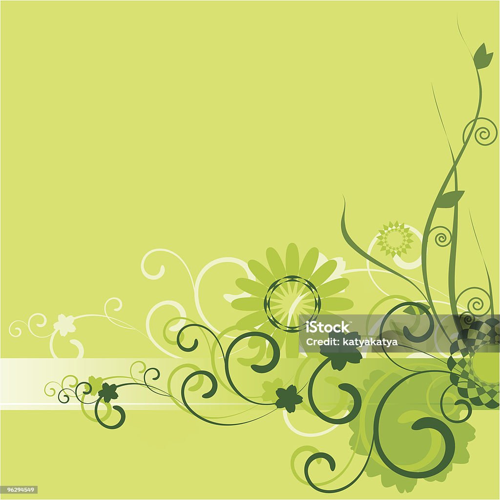 Floral__design - Lizenzfrei Altertümlich Vektorgrafik