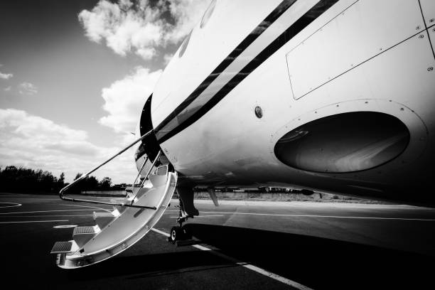 istock Falcon Business Jet Ready to Go 962945572
