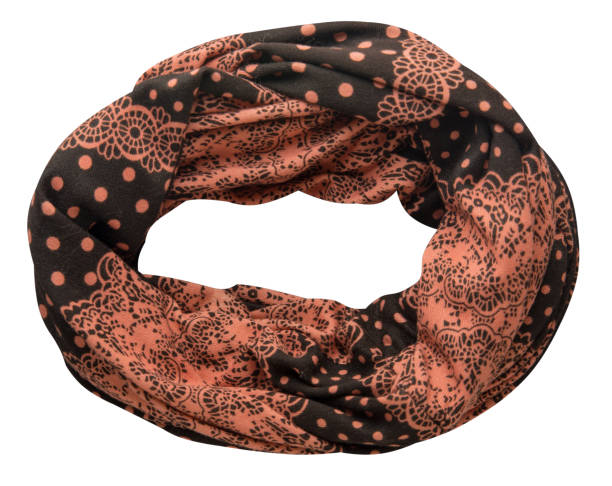 istock scarf summer. multicolored scarf. Scarf top view 962957188