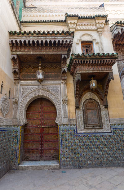 istock Old door and window in Fes, Morocco 962958122