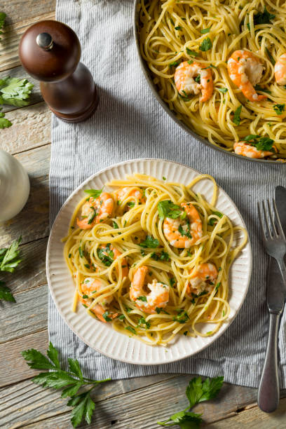 istock Homemade Lemon Shrimp Scampi 962959350