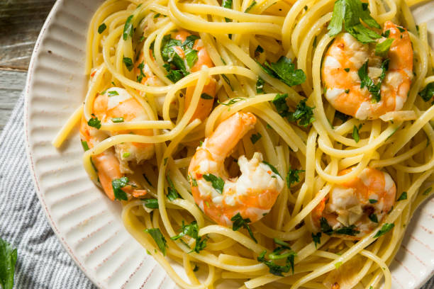 istock Homemade Lemon Shrimp Scampi 962960070
