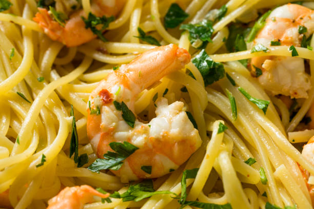 istock Homemade Lemon Shrimp Scampi 962960200