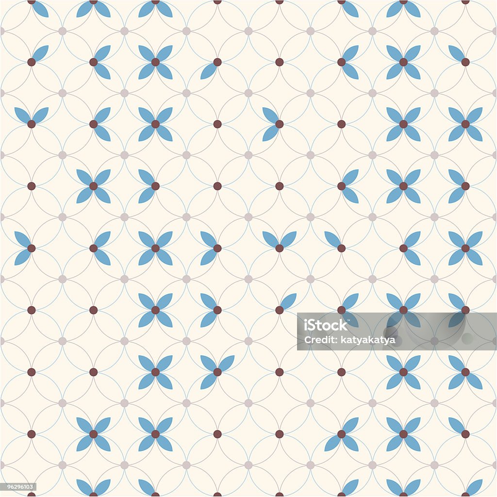 Seamless_pattern_flower - clipart vectoriel de Carré - Composition libre de droits