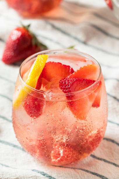 Homemade Berry Rose Sangria