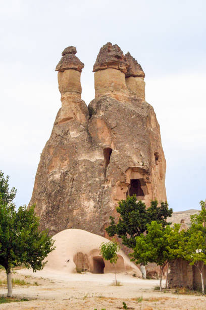 istock fairy chimneys in Cappadocia , Goreme valley 962966414