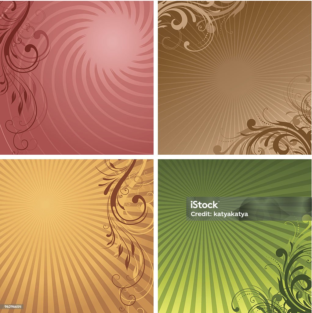 Backgrounds_set - arte vectorial de Abstracto libre de derechos