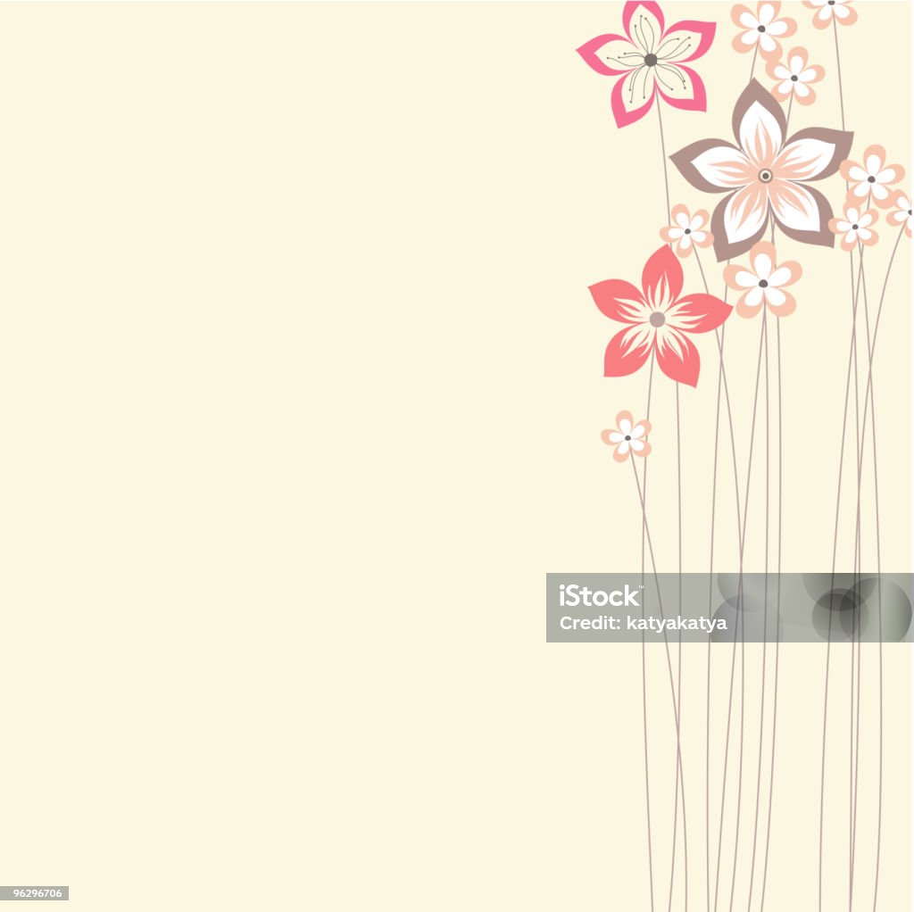 Summer_flowers - clipart vectoriel de Affiche libre de droits