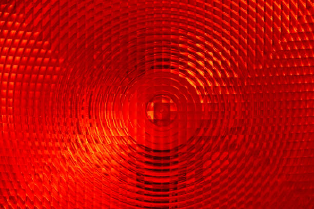 abstrato de plástico facetado vermelho - back light - fotografias e filmes do acervo