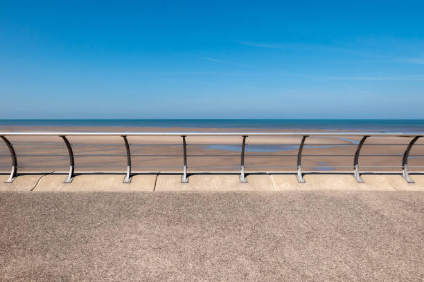 istock Metal railing by the beach in Blackpool, Lancashire 962975058
