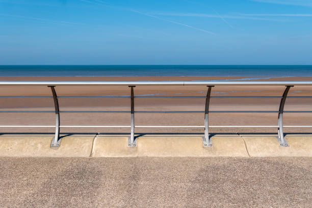istock Metal railing by the beach in Blackpool, Lancashire 962975260