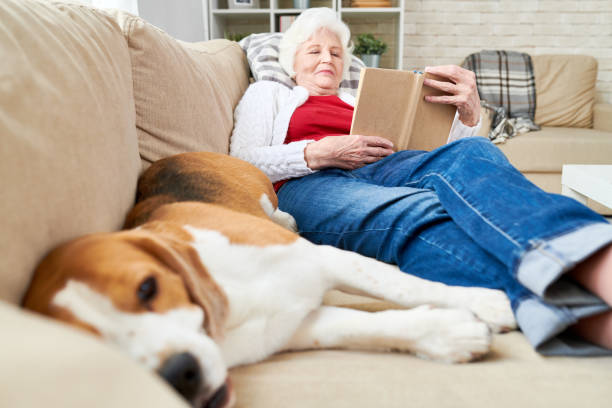 istock Senior Woman Enjoying Leisure Time with Dog 962984532