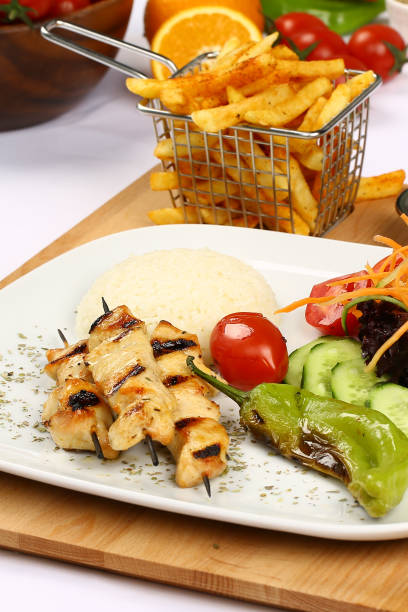 istock Chicken kebab on skewers 962985204