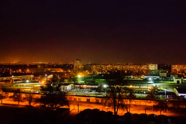 istock View on the midnight city Kremenchug, Ukraine 962986112