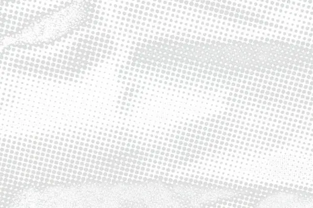 Monochrome texture background of spots halftone. Background for prepress, DTP, comics, poster. Pop art style template.