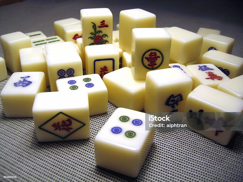mahjong - Foto de stock de Bloque - Forma libre de derechos