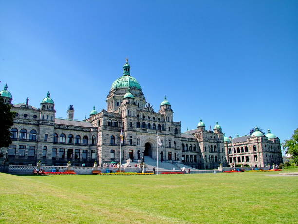 Victoria, BC, Canada - July 10, 2009: British Columbia Parliament Buildings