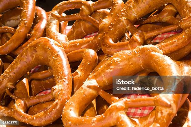 Famous German Pretzel Stock Photo - Download Image Now - Lunch, Patriotism, Appetizer