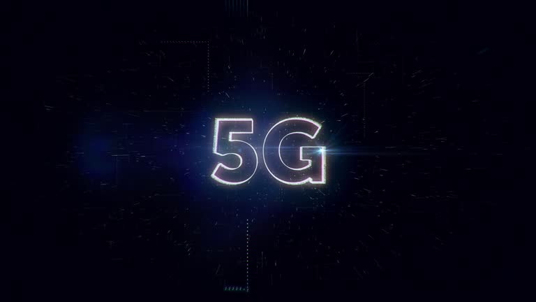 5G words animation