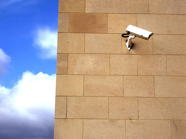monitoring kamery bezpieczeństwa - mounted guard zdjęcia i obrazy z banku zdjęć