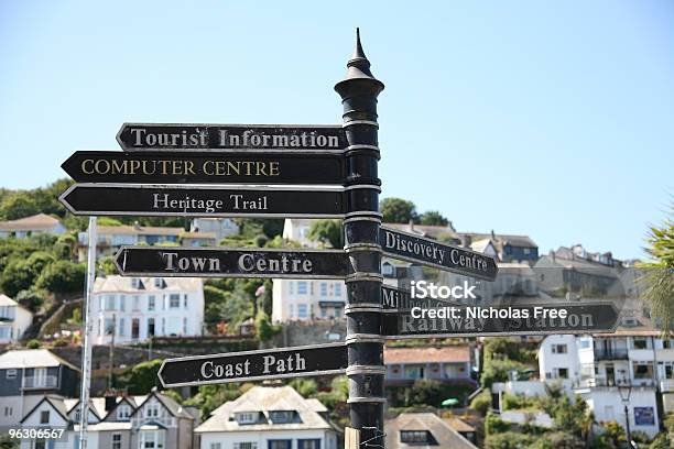 Wegbeschreibungen Stockfoto und mehr Bilder von Cornwall - England - Cornwall - England, Karte - Navigationsinstrument, Altertümlich